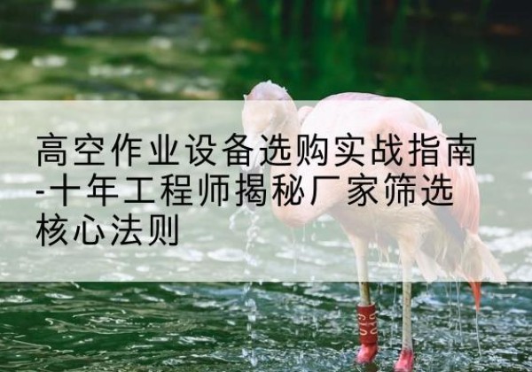 习水剪叉式升降机厂家-高空作业设备选购实战指南-十年工程师揭秘厂家筛选核心法则